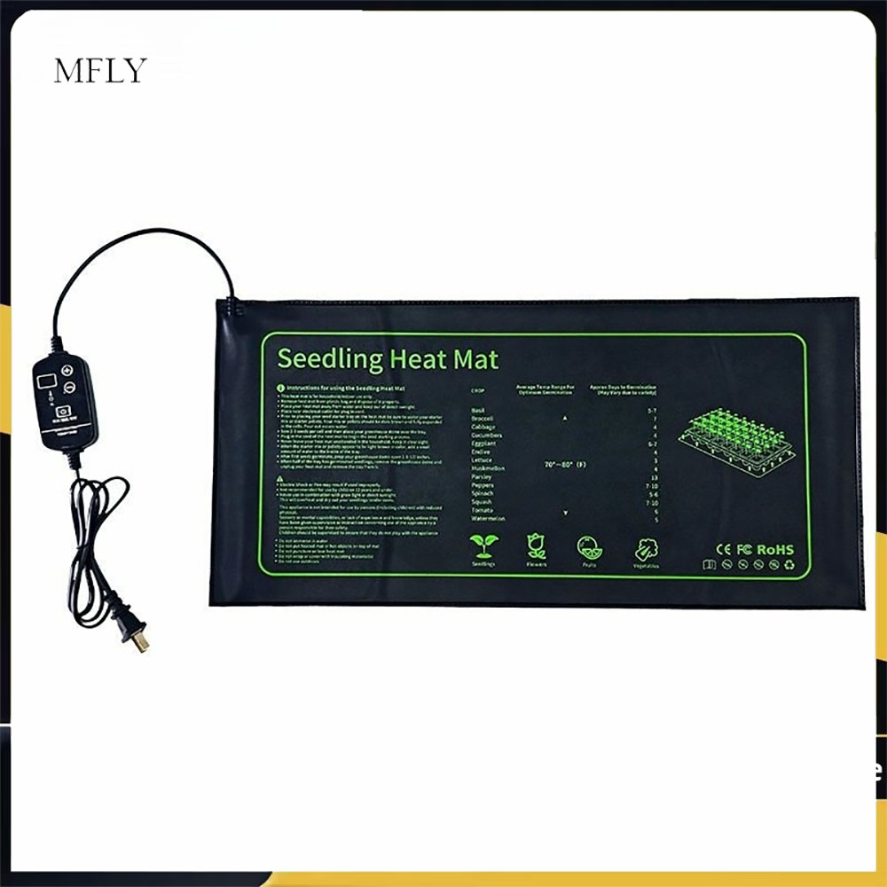 Plant Seedling Heat Mat Waterproof - แผ่นทำความร้อนสำหรับเพาะกล้ากันน้ำ ขนาด 10/25/50/121 ซม. ปรับอุณหภูมิได้ แผ่นทำความร้อนดิจิตอล