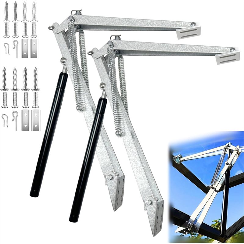 Automatic Greenhouse Roof Vent Opener Solar - AEE4-2PCS ชุดเปิด-ปิดหน้าต่างโรงเรือนอัตโนมัติ, ชุดเปิด-ปิดช่องระบายอากาศอัตโนมัติ, ชุดเปิด-ปิดช่องระบายอากาศบนหลังคาอัตโนมัติที่ตอบสนองต่อแสงอาทิตย์, ชุดอุปกรณ์เปิด-ปิดช่องระบายอากาศบนหลังคาโรงเรือนเพื่อควบคุมอุณหภูมิ
