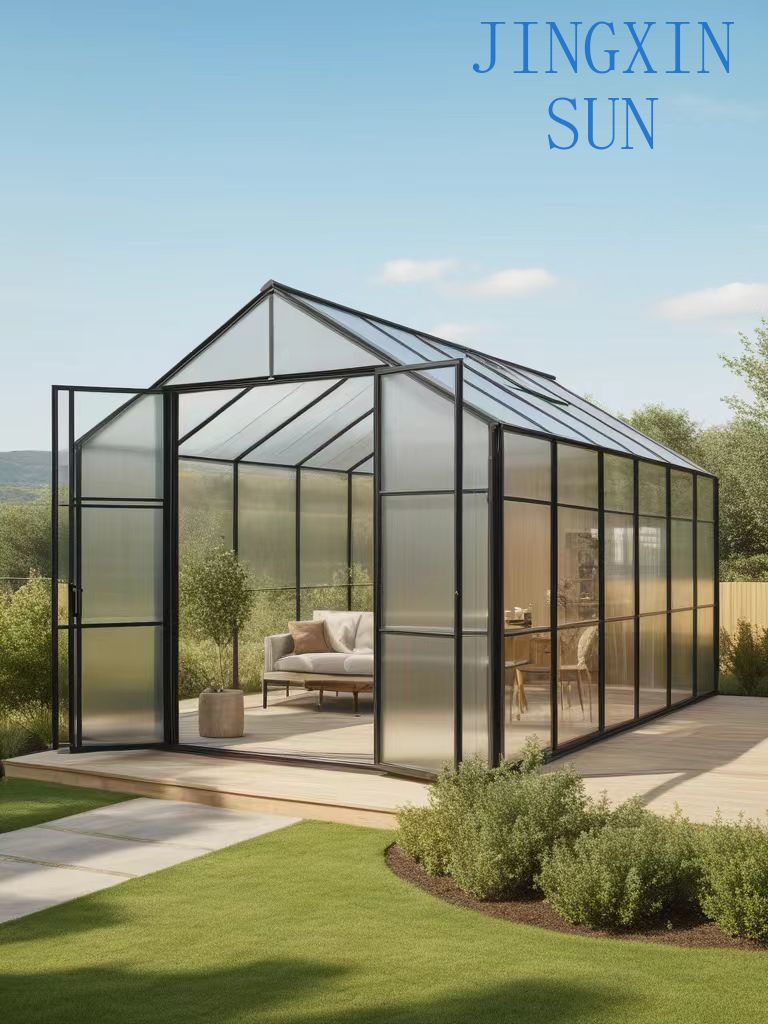 โรงเรือนขนาดเล็กโครงโลหะอลูมิเ - Polycarbonate Greenhouse Aluminum Frame บทวิจารณ์และราคา