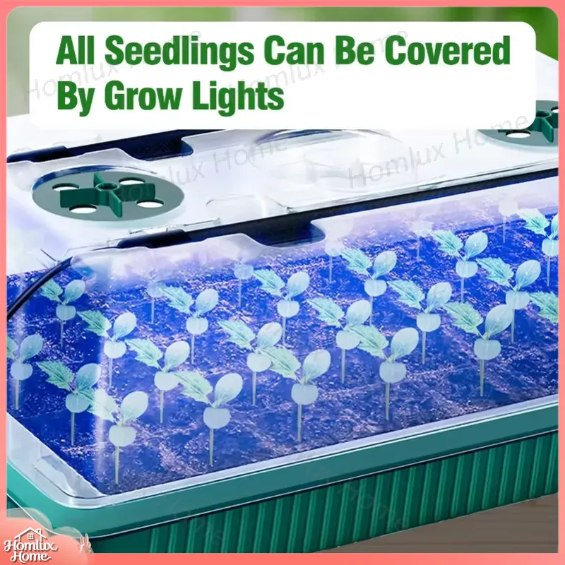 ถาดเพาะเมล็ด 2 แพ็ค พร้อมชุดเร - Seed Starter Tray Kit With Grow Light บทวิจารณ์และราคา