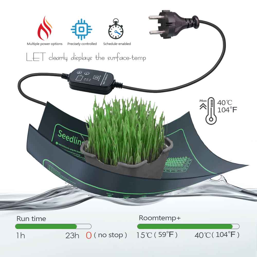 แผ่นทำความร้อนต้นไม้7-100วัตต์ - Plant Seedling Heat Mat Waterproof บทวิจารณ์และราคา