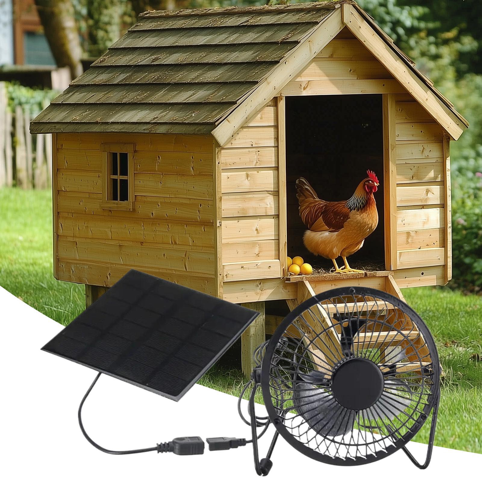 พัดลมโซลาร์เซลล์สำหรับโรงเรือน - Greenhouse Circulation Fan Waterproof บทวิจารณ์และราคา