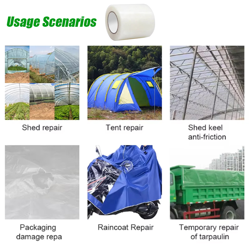 เทปซ่อมแซมฟิล์มเรือนกระจกใส ทน - Greenhouse Repair Tape Uv Resistant บทวิจารณ์และราคา