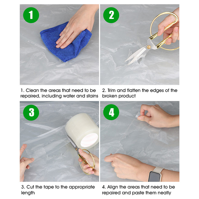 เทปซ่อมแซมฟิล์มเรือนกระจกความห - Greenhouse Repair Tape Uv Resistant บทวิจารณ์และราคา