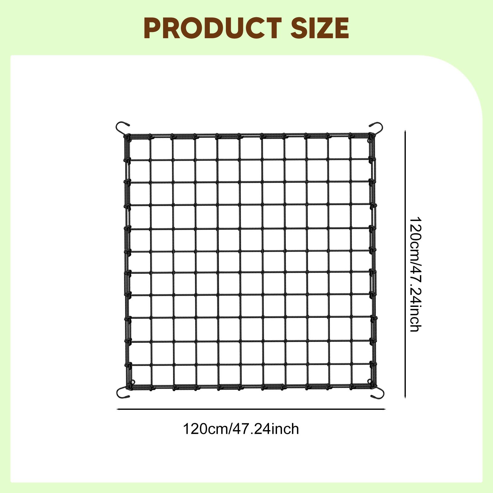 ตาข่ายยืดหยุ่นสำหรับพืชเลื้อย  - Plant Support Trellis Netting Climbing บทวิจารณ์และราคา