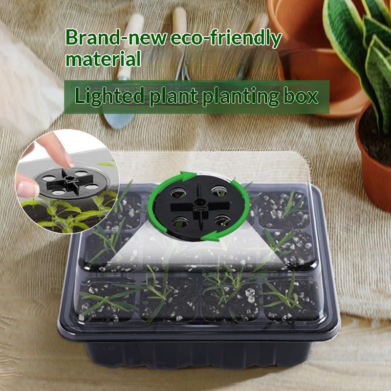【MA】ถาดเพาะเมล็ดสำหรับใช้ในบ้า - Seed Starter Tray Kit With Grow Light บทวิจารณ์และราคา