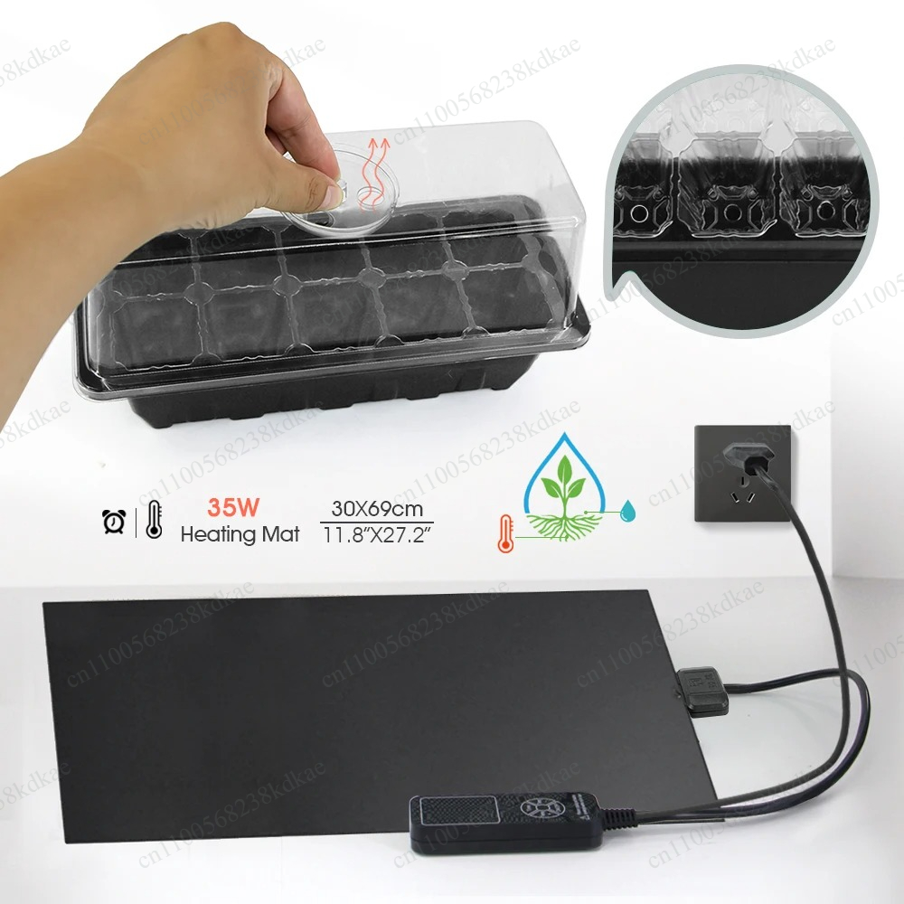 ชุดแผ่นทำความร้อนกันน้ำ 35 วัต - Plant Seedling Heat Mat Waterproof บทวิจารณ์และราคา