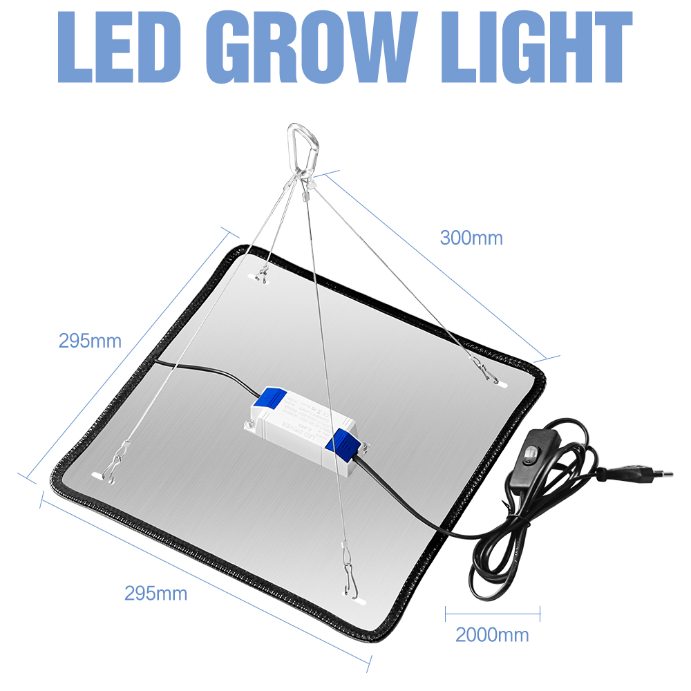 LED Full Spectrum Phytolamp สํ - Seed Starter Tray Kit With Grow Light บทวิจารณ์และราคา