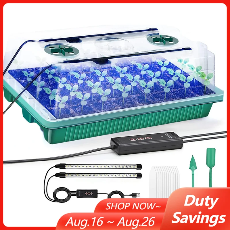 ชุดถาดเพาะเมล็ดพร้อมไฟปลูกต้นไ - Seed Starter Tray Kit With Grow Light บทวิจารณ์และราคา