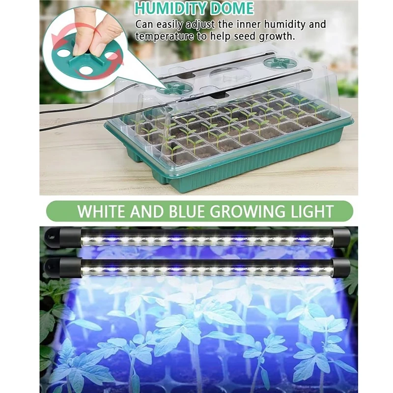 ชุดถาดเพาะเมล็ดพร้อมไฟปลูกต้นไ - Seed Starter Tray Kit With Grow Light บทวิจารณ์และราคา