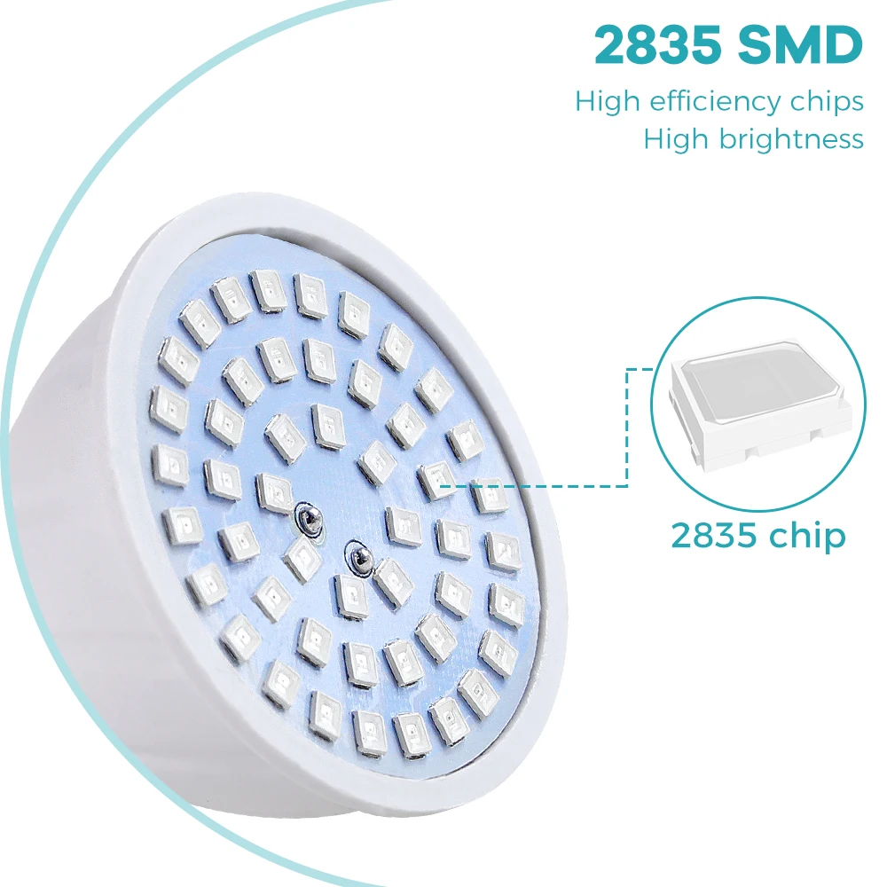 หลอดไฟปลูกต้นไม้ LED สเปกตรัมเ - Seed Starter Tray Kit With Grow Light บทวิจารณ์และราคา
