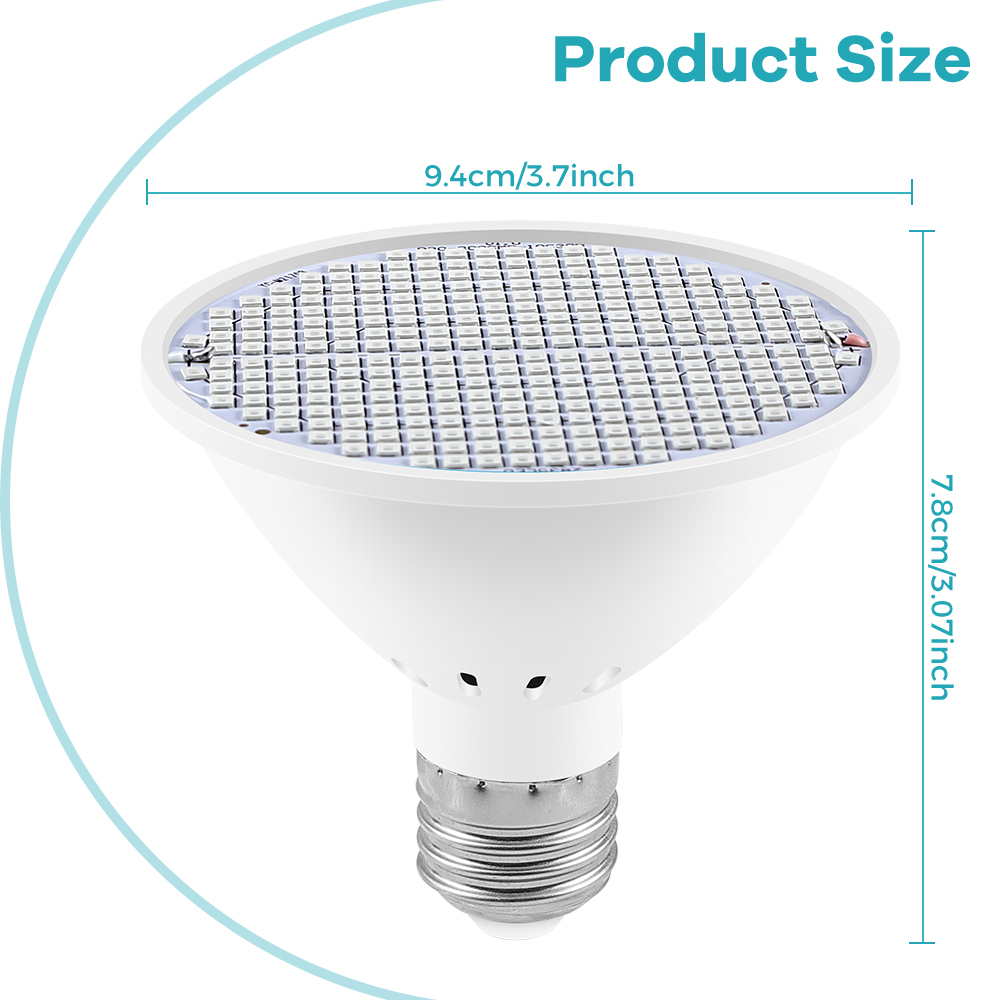 หลอดไฟปลูกต้นไม้ 220V LED หลอด - Seed Starter Tray Kit With Grow Light บทวิจารณ์และราคา