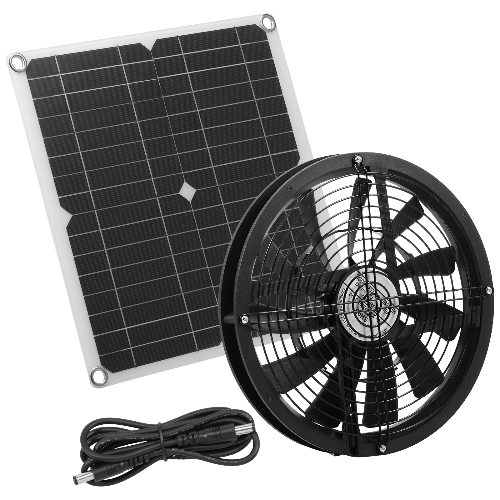 ชุดพัดลมพลังงานแสงอาทิตย์ 100W - Greenhouse Circulation Fan Waterproof บทวิจารณ์และราคา