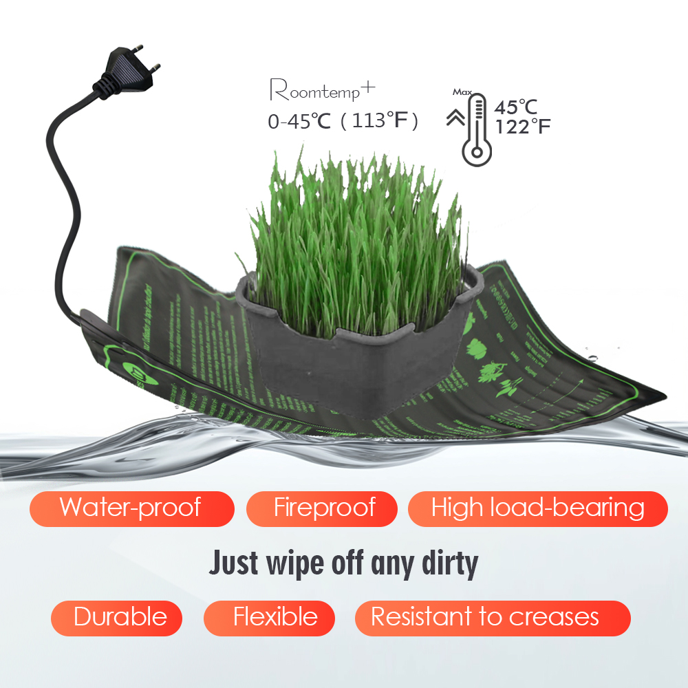 17.5W 45W 100W สวนต้นกล้าเครื่ - Plant Seedling Heat Mat Waterproof บทวิจารณ์และราคา