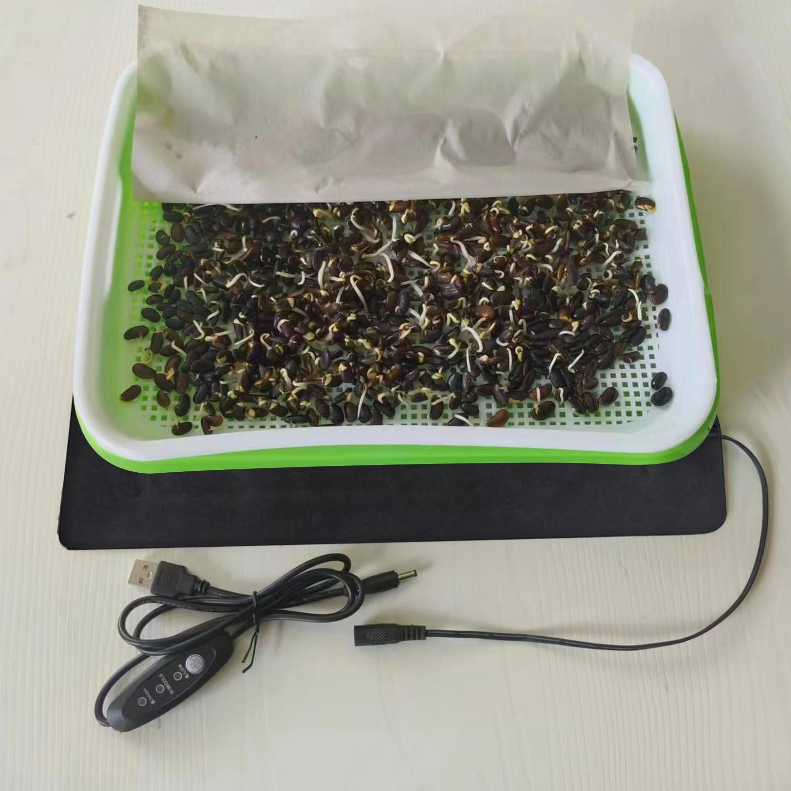 แผ่นทำความร้อนสำหรับเพาะกล้าพื - Plant Seedling Heat Mat Waterproof บทวิจารณ์และราคา