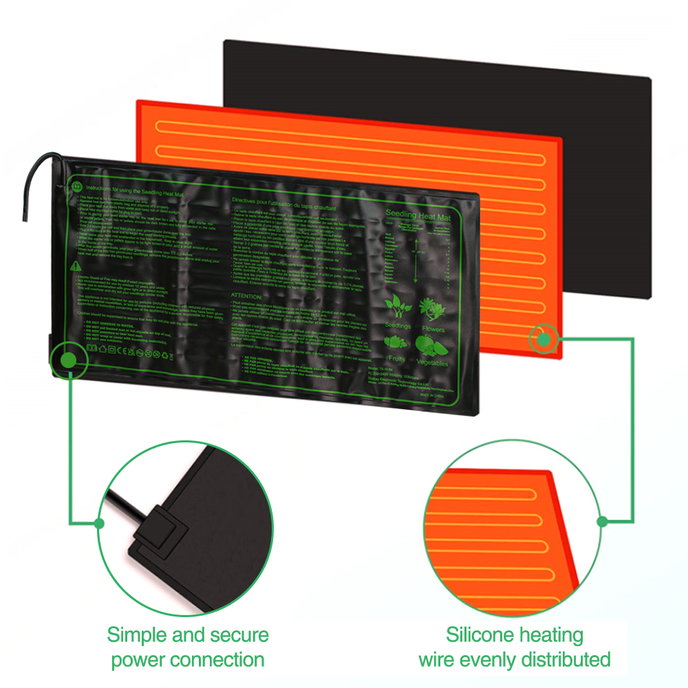 ต้นกล้าความร้อน Pad 3ขนาดกันน้ - Plant Seedling Heat Mat Waterproof บทวิจารณ์และราคา