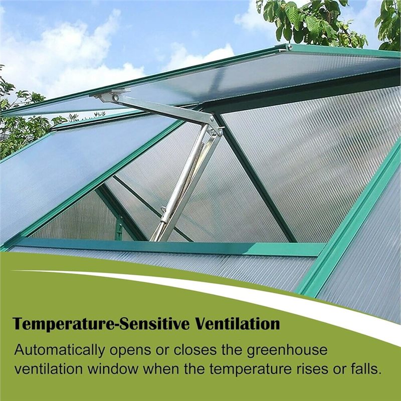 ABMH-ระบบเปิดช่องระบายอากาศบนห - Automatic Greenhouse Roof Vent Opener Solar บทวิจารณ์และราคา