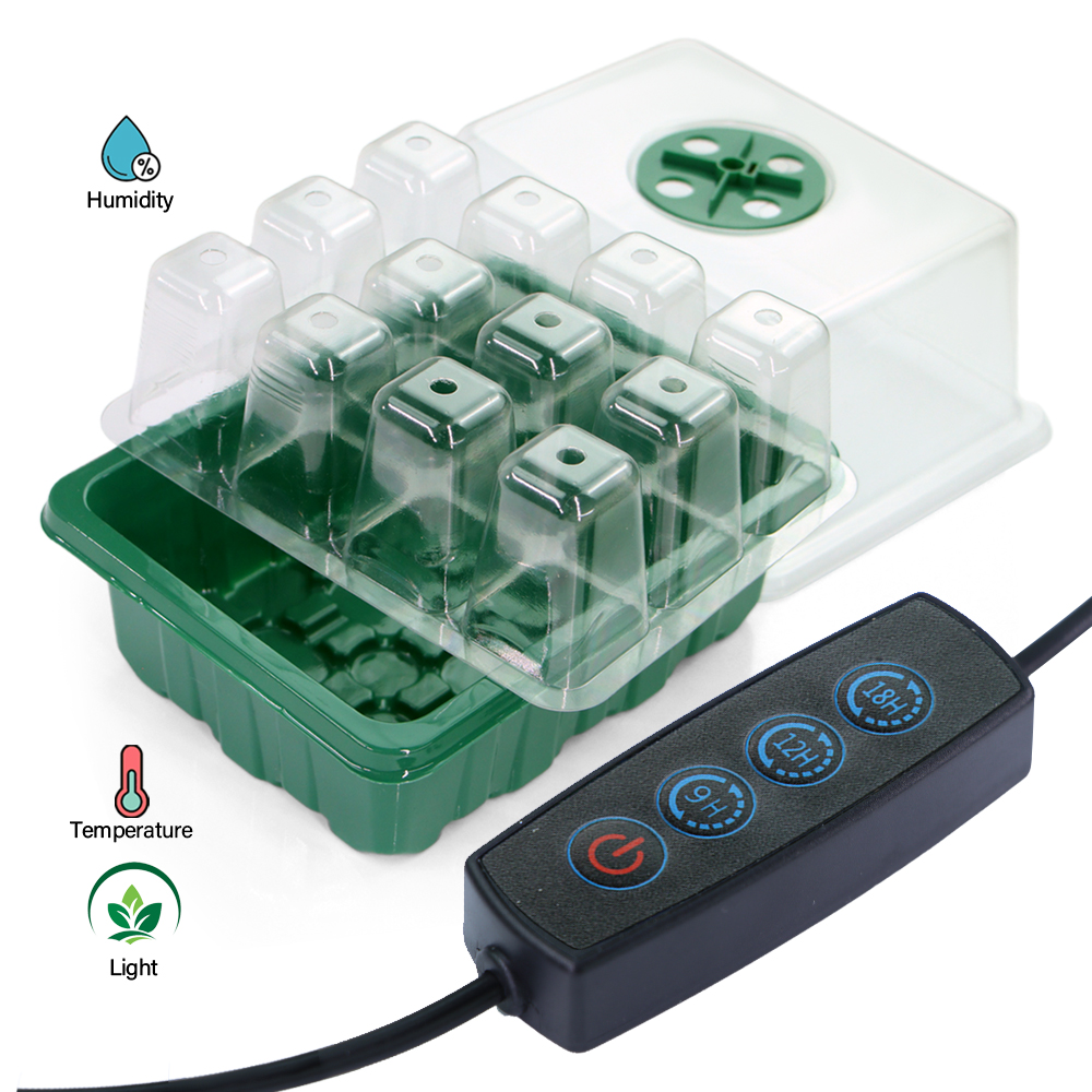 LED เนอสเซอรี่หม้อ Grow Light  - Seed Starter Tray Kit With Grow Light บทวิจารณ์และราคา