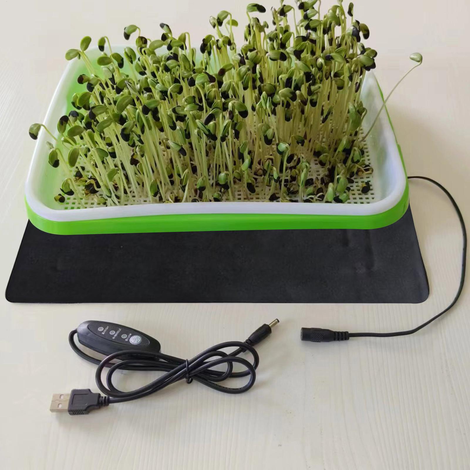 แผ่นทำความร้อนสำหรับต้นกล้าแบบ - Plant Seedling Heat Mat Waterproof บทวิจารณ์และราคา