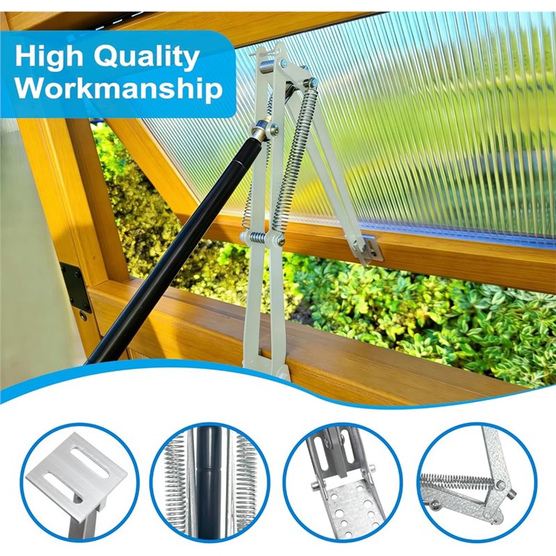 WORTHOWN-ตัวเปิดช่องระบายอากาศ - Automatic Greenhouse Roof Vent Opener Solar บทวิจารณ์และราคา