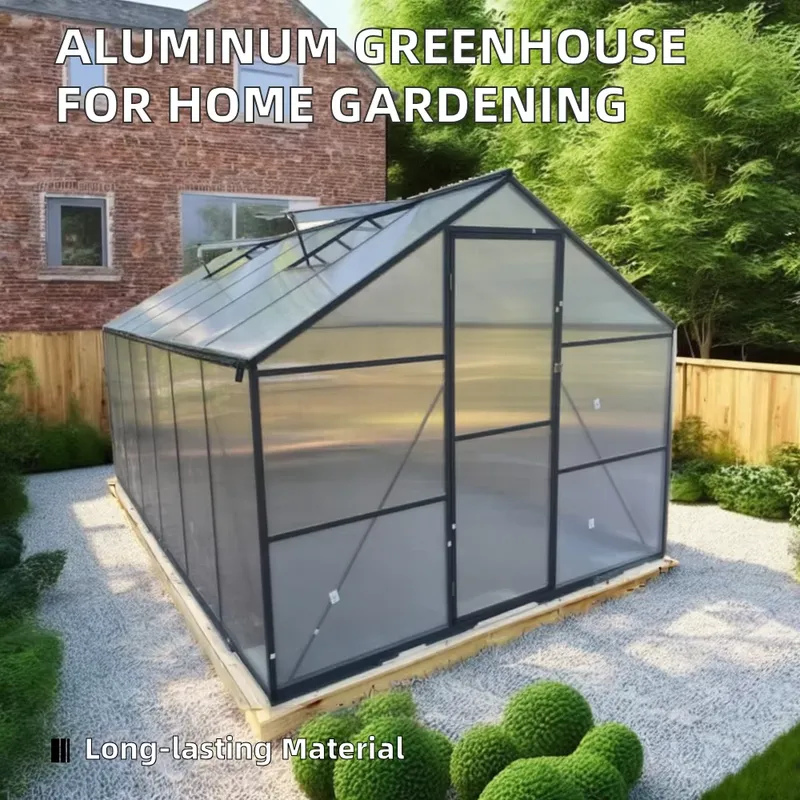 ชุดเรือนกระจกอลูมิเนียมสำเร็จร - Polycarbonate Greenhouse Aluminum Frame บทวิจารณ์และราคา