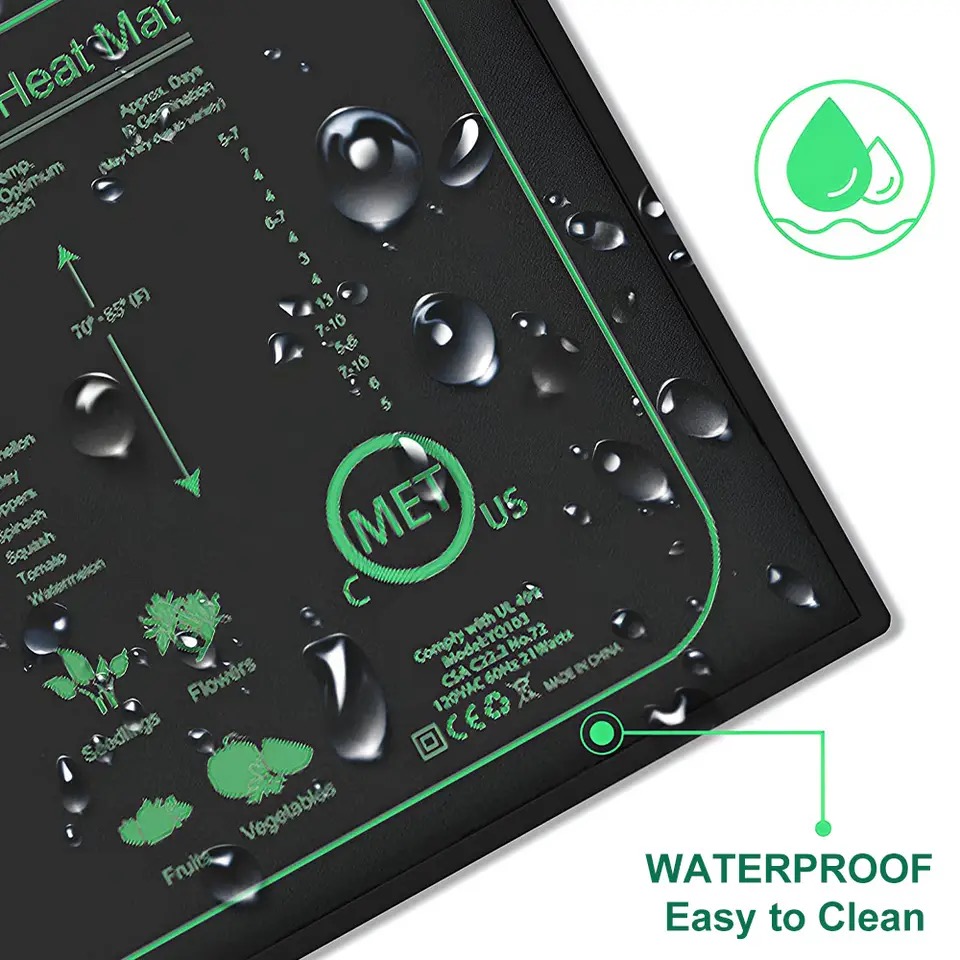 แผ่นทำความร้อนสำหรับต้นกล้าขนา - Plant Seedling Heat Mat Waterproof บทวิจารณ์และราคา