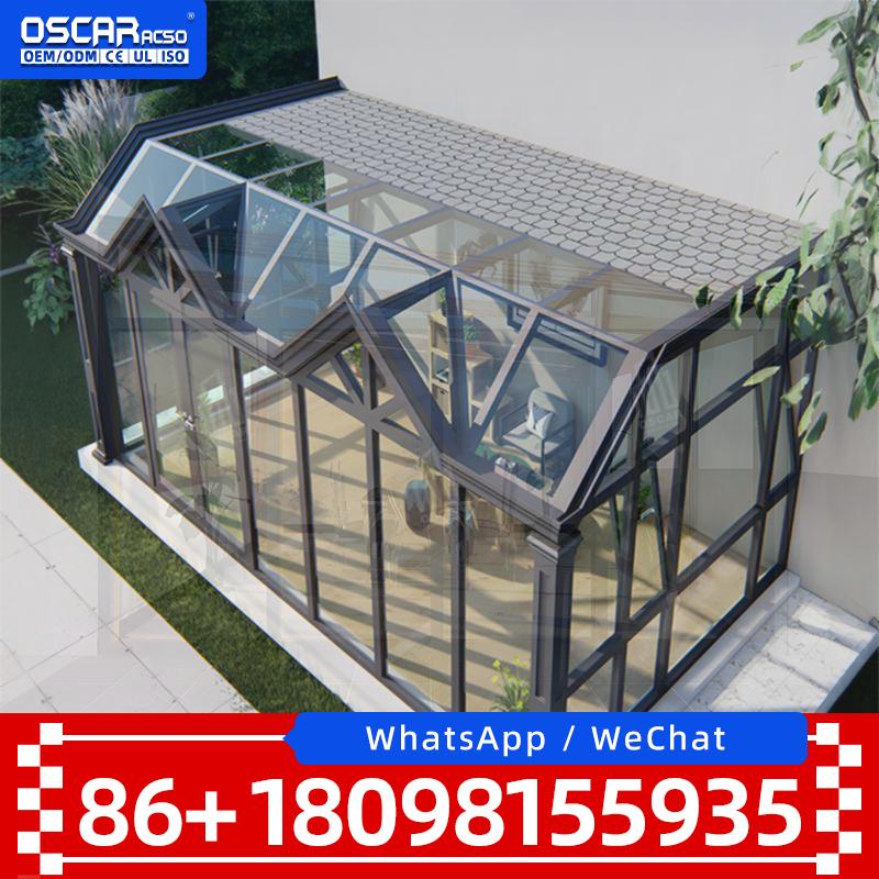 ชุดห้องซันรูมขนาดใหญ่กันน้ำและ - Polycarbonate Greenhouse Aluminum Frame บทวิจารณ์และราคา