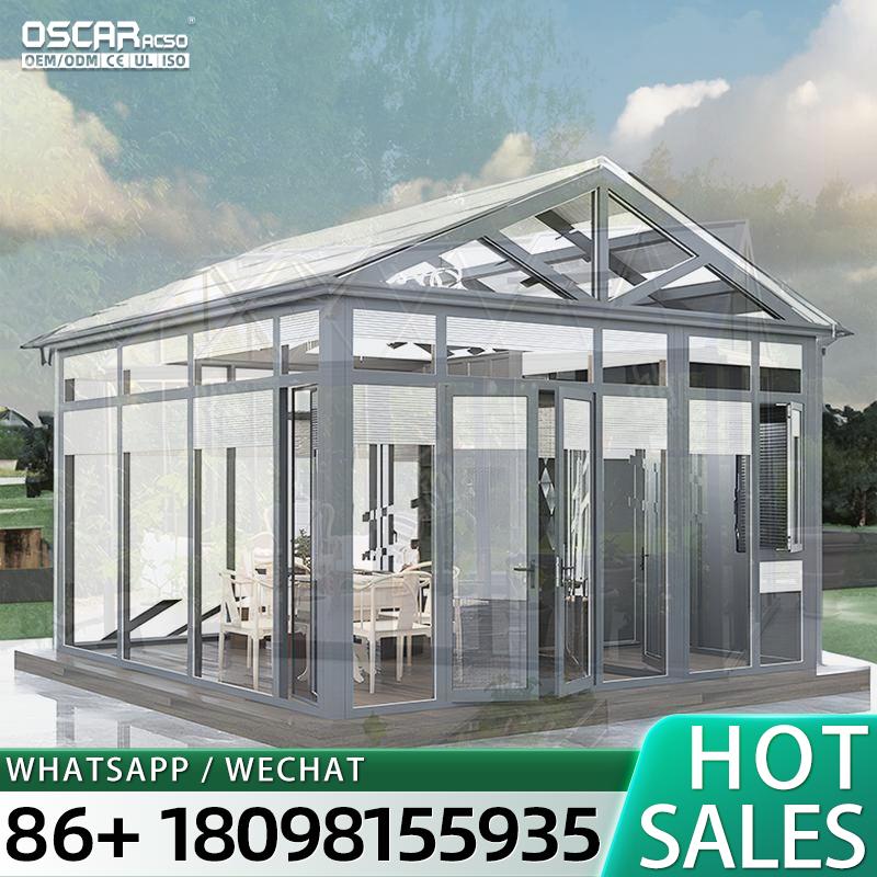 ชุดห้องซันรูมขนาดใหญ่กันน้ำและ - Polycarbonate Greenhouse Aluminum Frame บทวิจารณ์และราคา