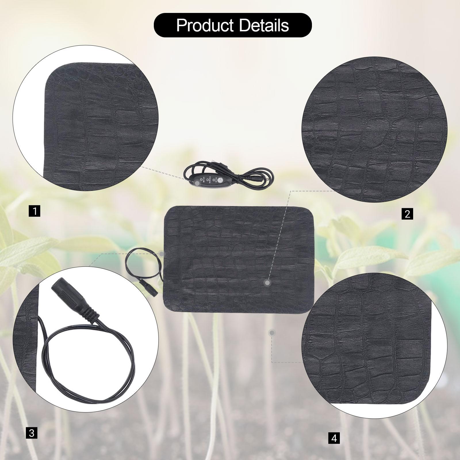 แผ่นทำความร้อนควบคุมอุณหภูมิสำ - Plant Seedling Heat Mat Waterproof บทวิจารณ์และราคา