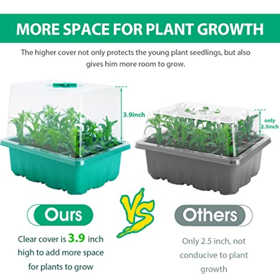 ถาดเพาะเมล็ดพร้อมไฟ, ชุดอุปกรณ - Seed Starter Tray Kit With Grow Light บทวิจารณ์และราคา